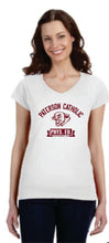 Load image into Gallery viewer, Paterson Catholic, Paterson, NJ COUGARS, GYM SHIRT Reproduction Ladies Version FREE SHIPPING in USA
