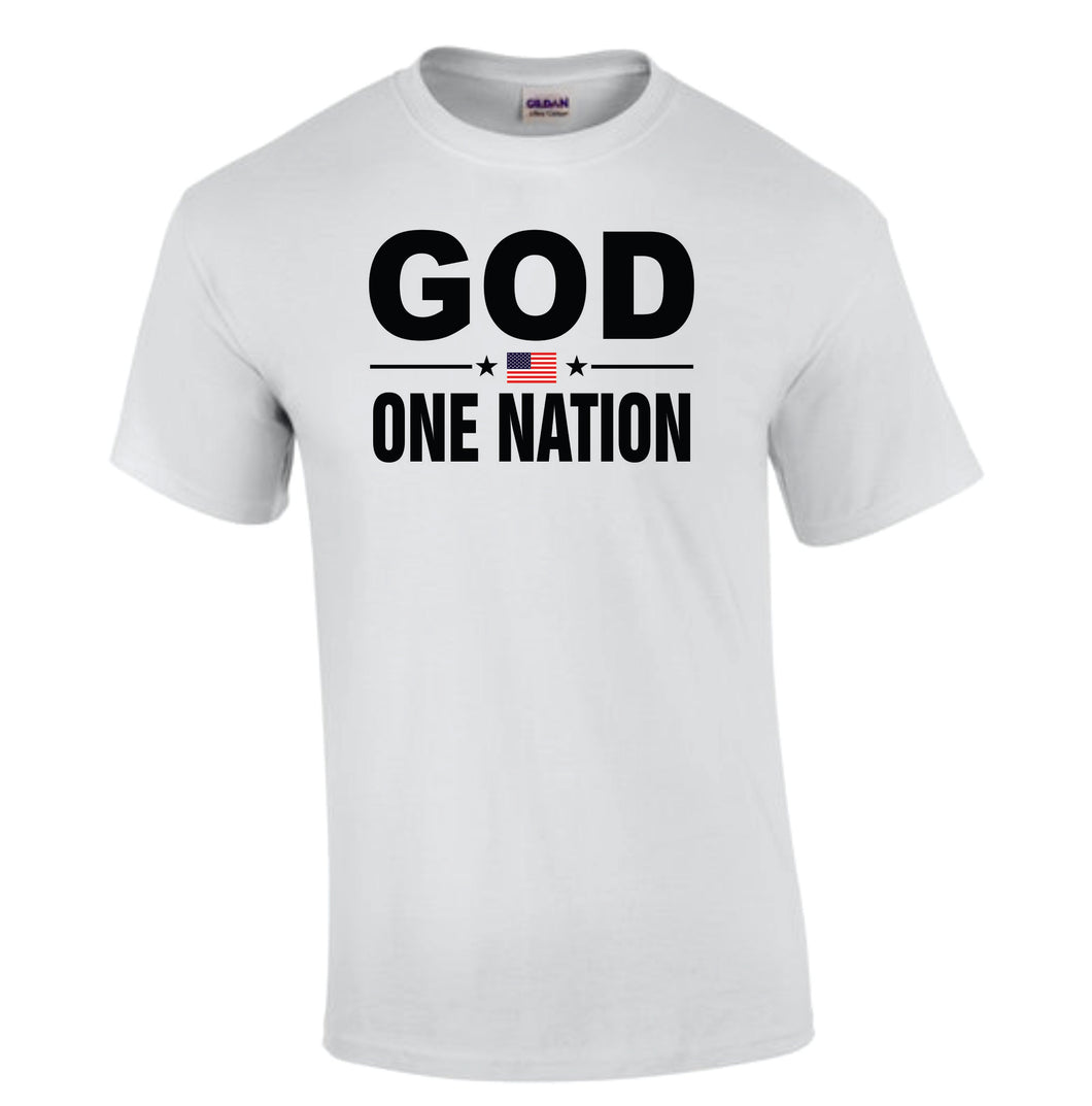 T-Shirt ONE NATION UNDER GOD    ***FREE SHIPPING***