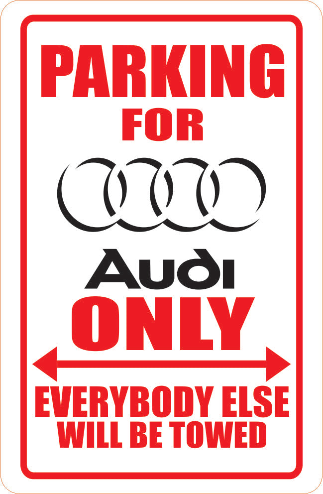 Parking Sign Mini-Magnet: AUDI Parking **FREE SHIPPING IN USA**