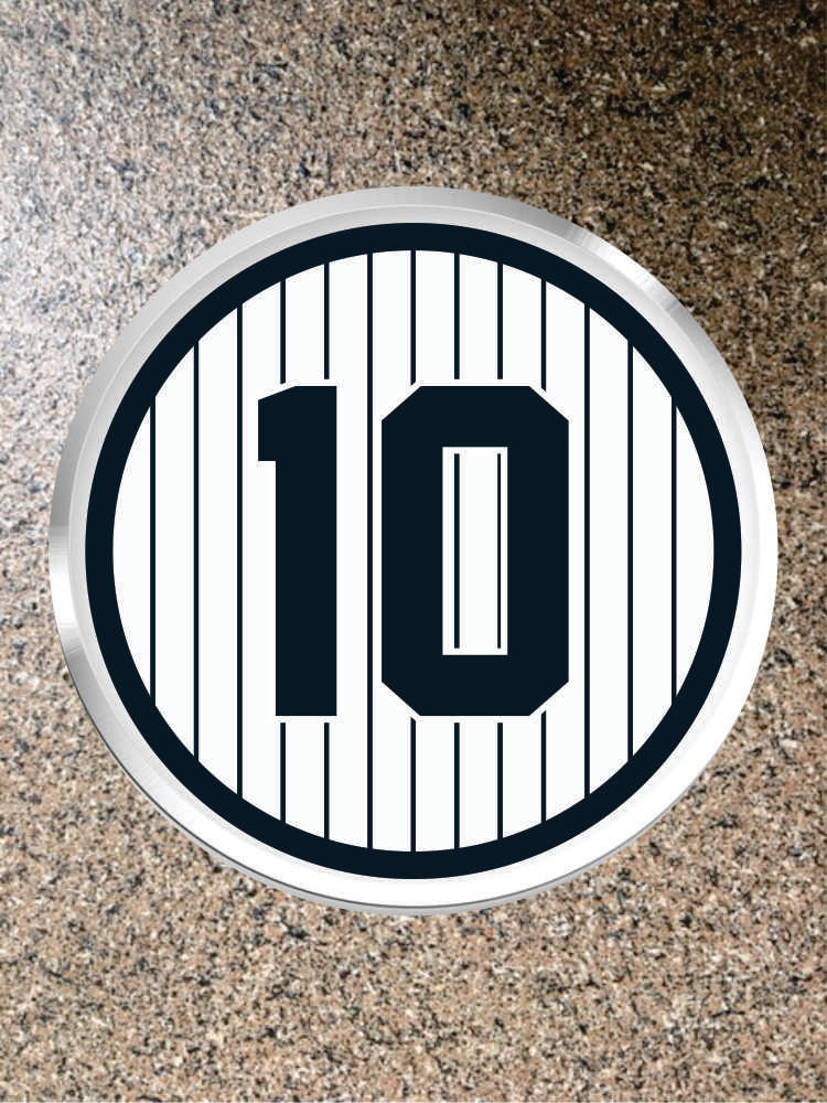 Choice: Magnet or Pin Button:   Yankees: Retired Number 10: Phil Rizzuto 010    **FREE SHIPPING**