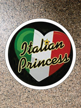 Load image into Gallery viewer, Choice: Magnet or Pin Button:  Italy: Italian Princess 001     **FREE SHIPPING**
