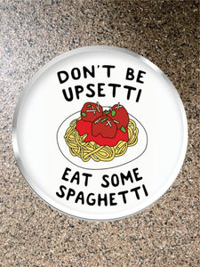 Choice: Magnet or Pin Button:  Italy:  Spaghetti 006     **FREE SHIPPING**