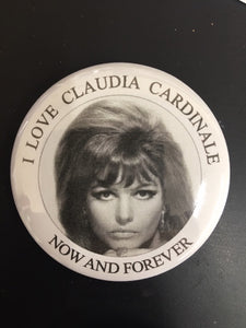 Choice: Magnet or Pin Button:   Claudia Cardinale 005     **FREE SHIPPING**