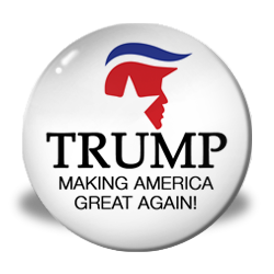 Choice: Magnet or Pin Button:  TRUMP 2020  Design 012     **FREE SHIPPING IN USA*