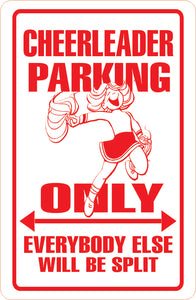 Parking Sign Mini-Magnet: CHEER LEADER Parking **FREE SHIPPING IN USA**